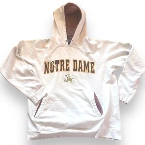 Vintage Notre Dame Fighting Irish hooded sweatshirt hoodie L pastel with pockets